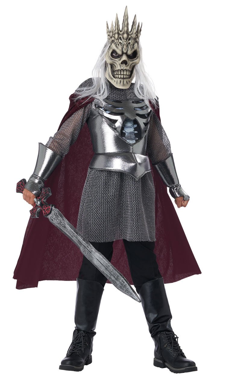 Kids Fearsome Skeleton King Costume - Joke.co.uk