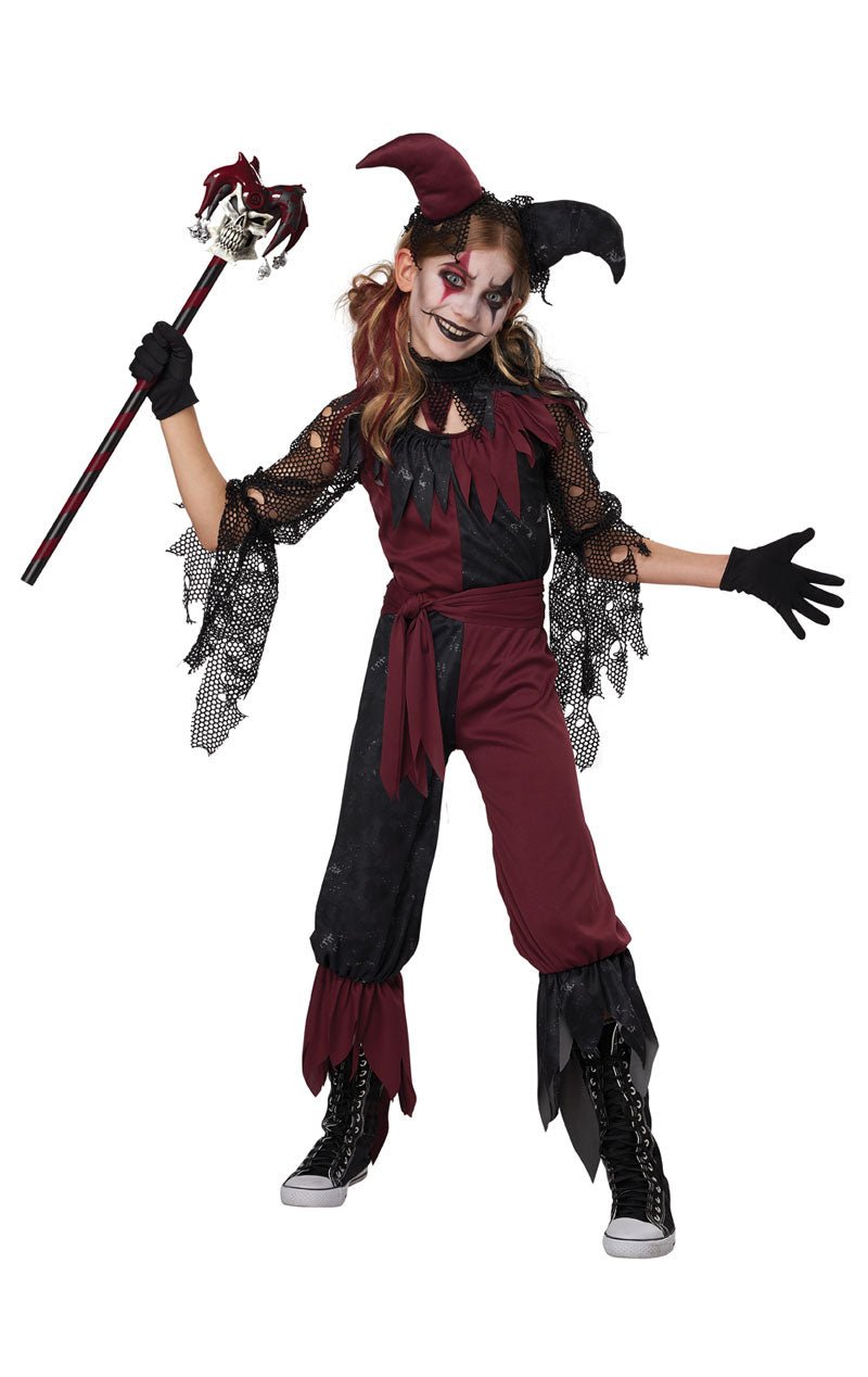 Kids Psycho Jester Costume - Joke.co.uk
