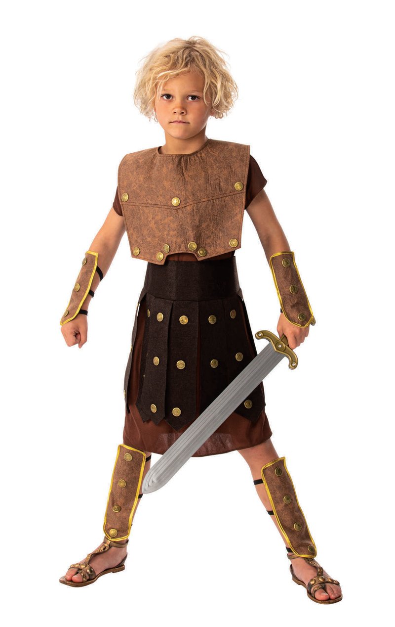 Kids Warrior Boy Costume - Joke.co.uk