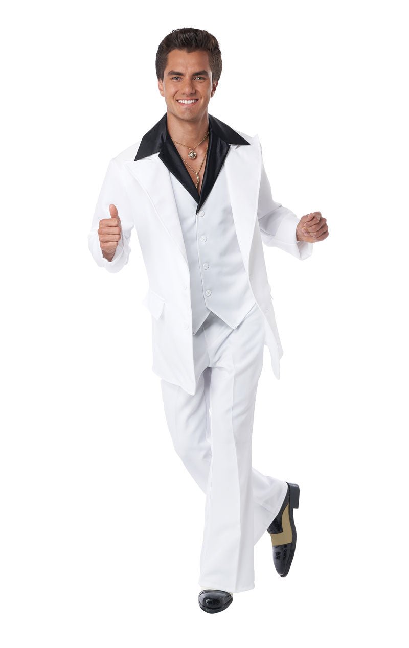 Mens 70s Era Disco Suit Costume - Joke.co.uk