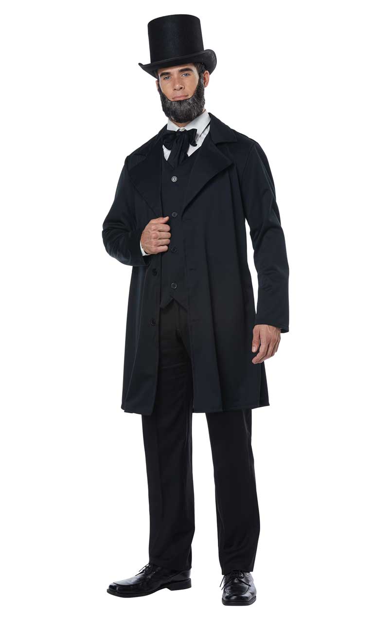 Mens Abraham Lincoln/Frederick Douglass Costume - Joke.co.uk