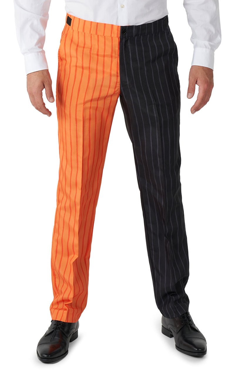 Mens Jack-O Pinstripe Halloween OppoSuit - Joke.co.uk