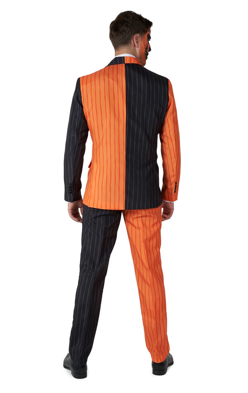 Mens Jack-O Pinstripe Halloween OppoSuit - Joke.co.uk