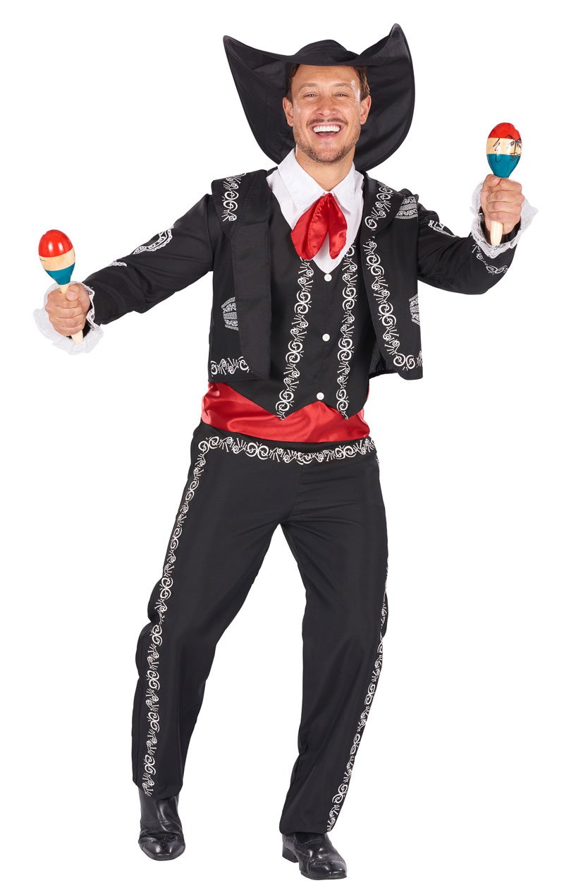 Mens Mexican Mariachi Costume (2 in 1 costume) - Joke.co.uk