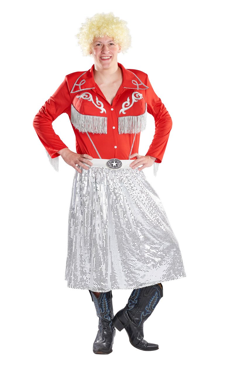 Mens Queen of Country Costume - Joke.co.uk