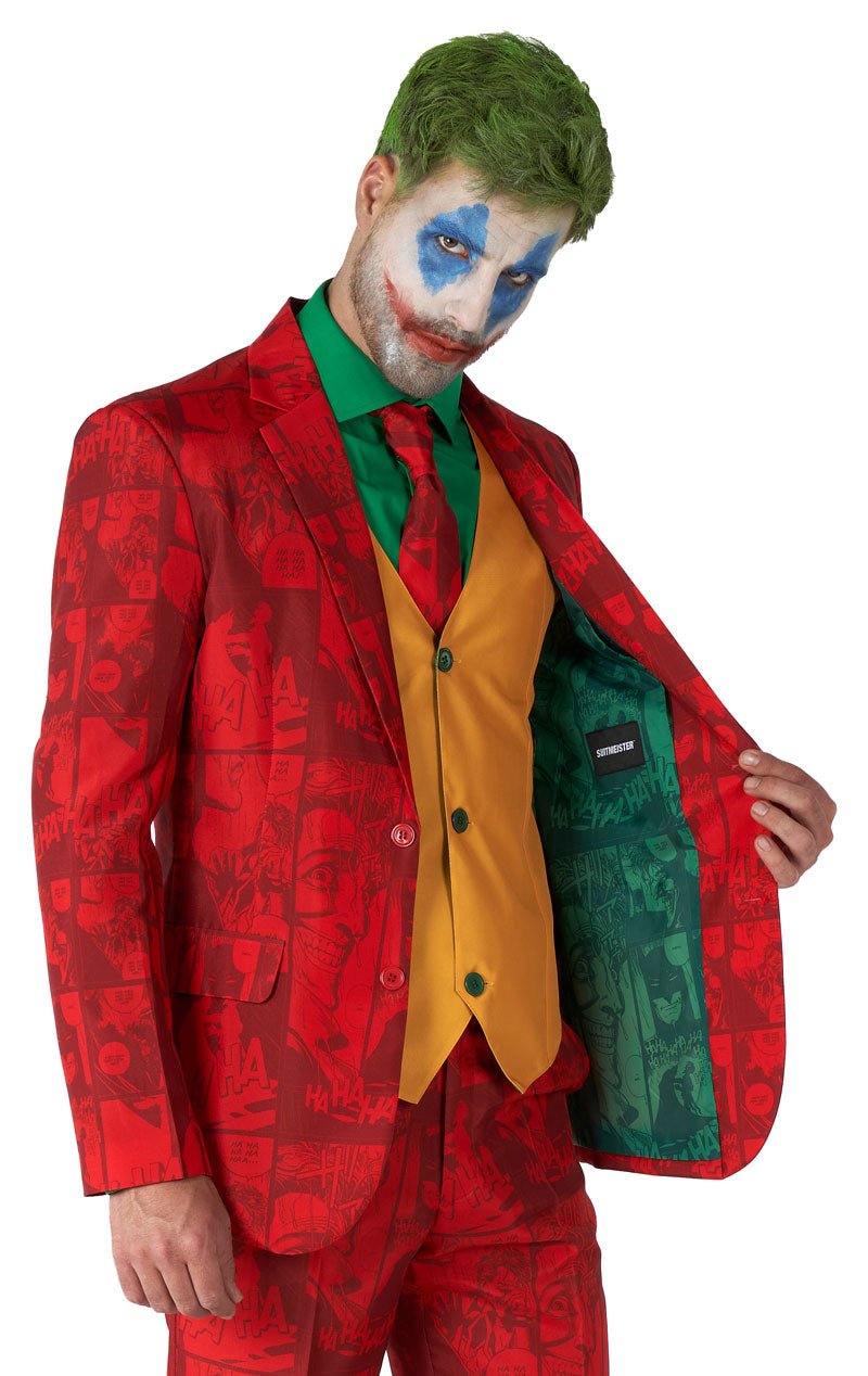 Mens Scarlet Joker Suit - Opposuits - Joke.co.uk