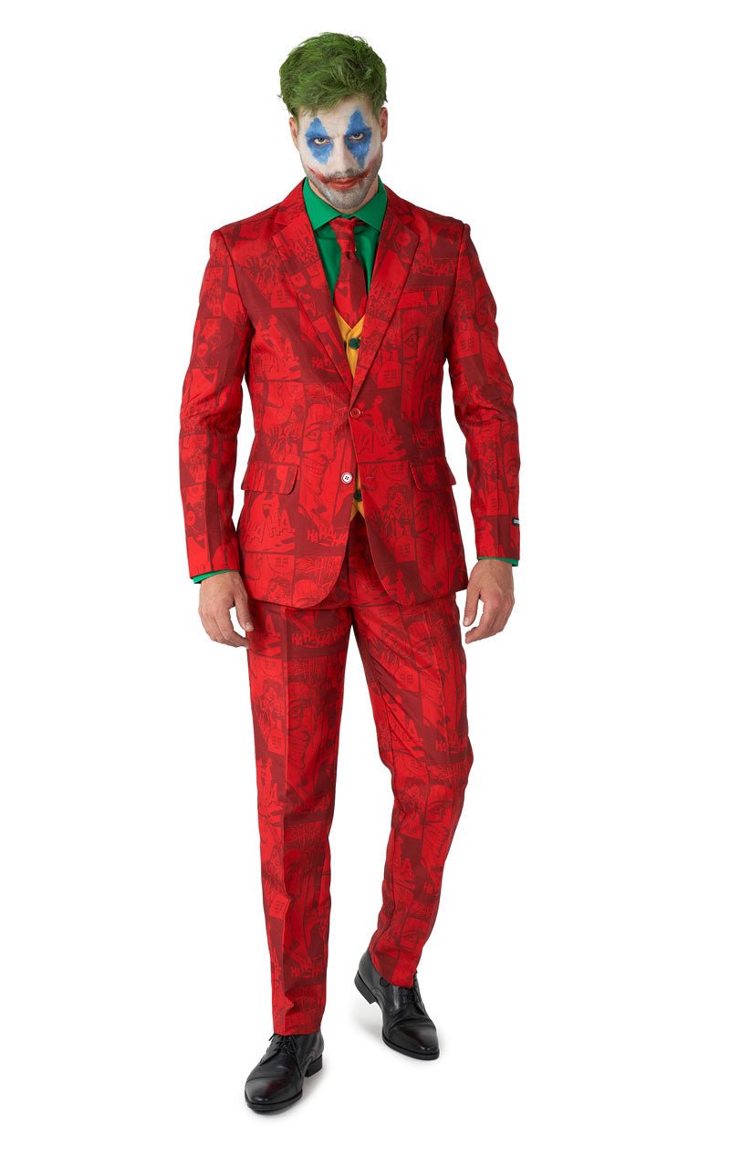 Mens Scarlet Joker Suit - Opposuits - Joke.co.uk