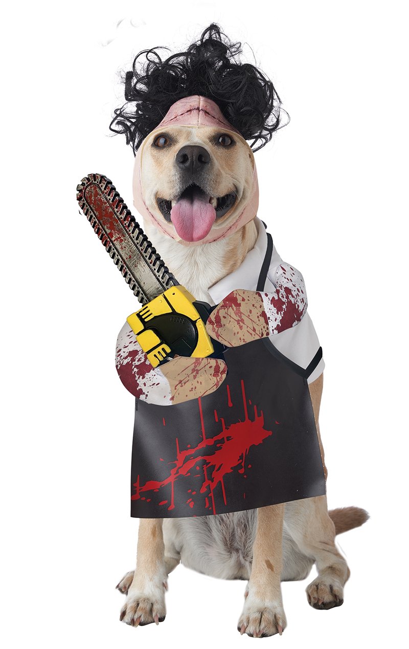 Texas Chainsaw Mutt - Sacre Dog Costume - Joke.co.uk