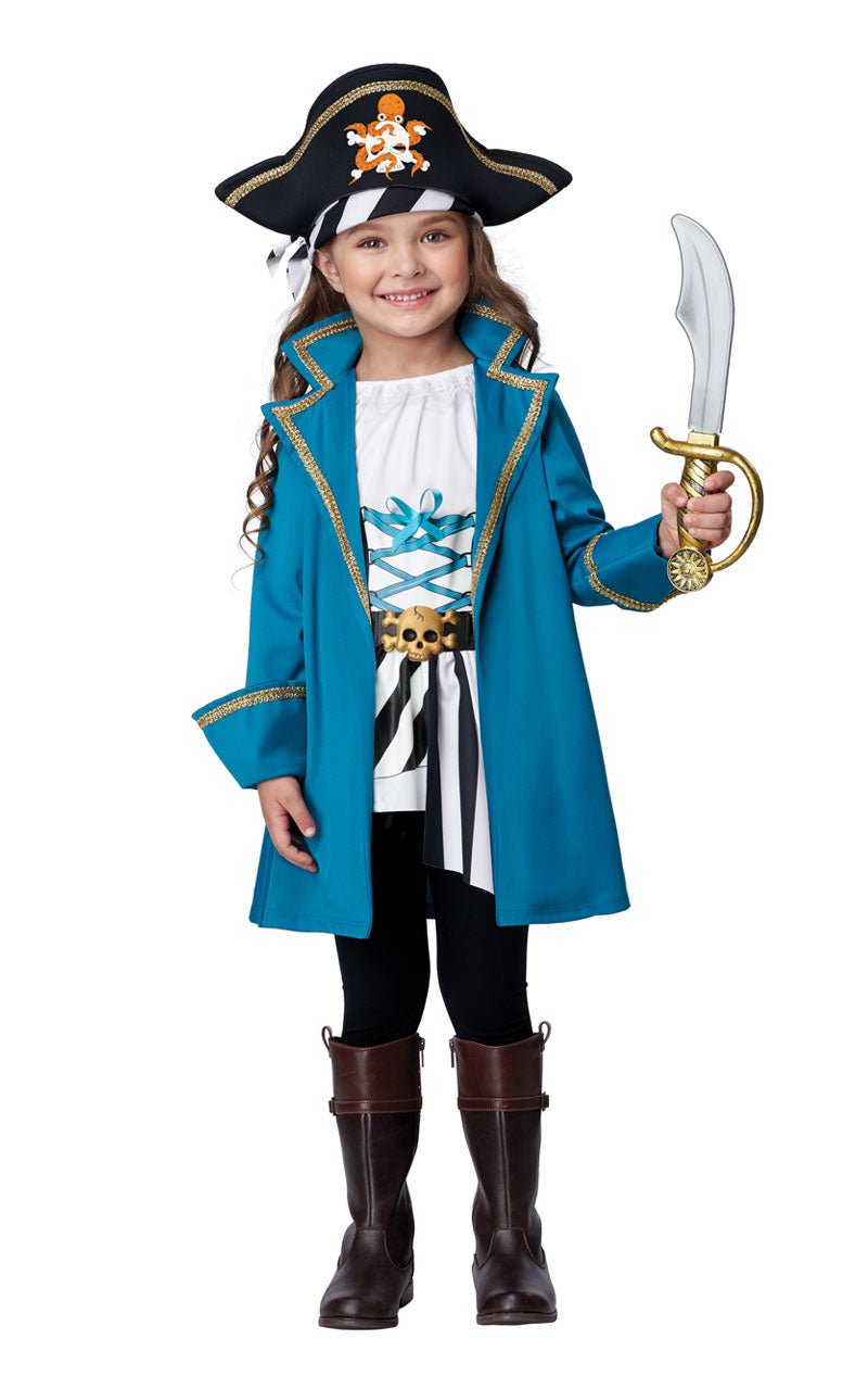 Toddler Petite Pirate Costume - Joke.co.uk