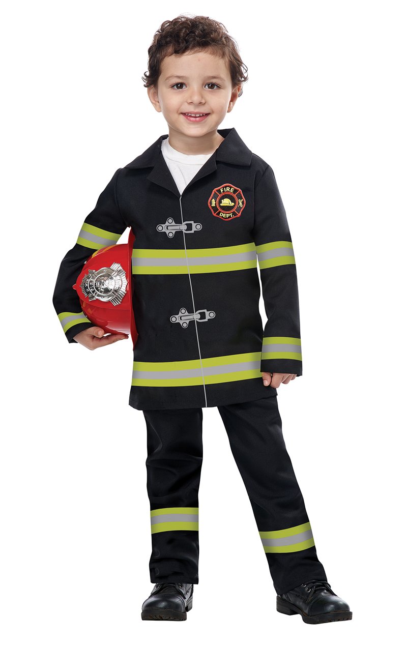 Toddler Unisex Jr. Fire Chief Costume - Joke.co.uk