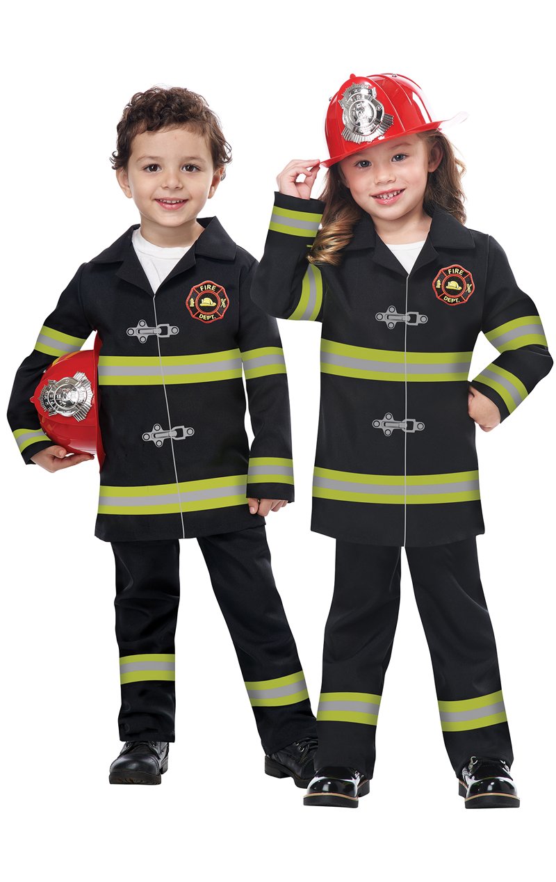 Toddler Unisex Jr. Fire Chief Costume - Joke.co.uk