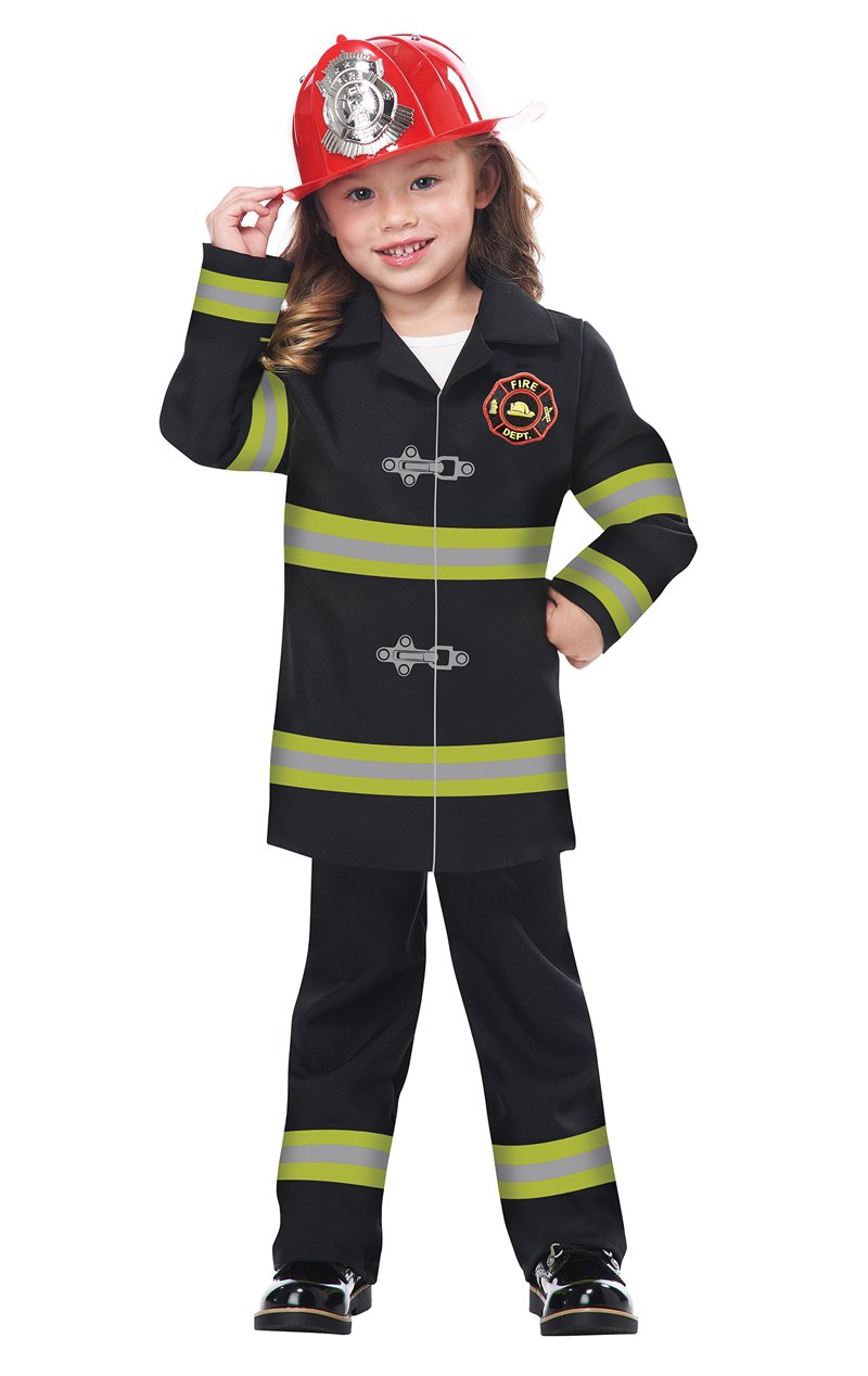 Toddler Unisex Jr. Fire Chief Costume - Joke.co.uk