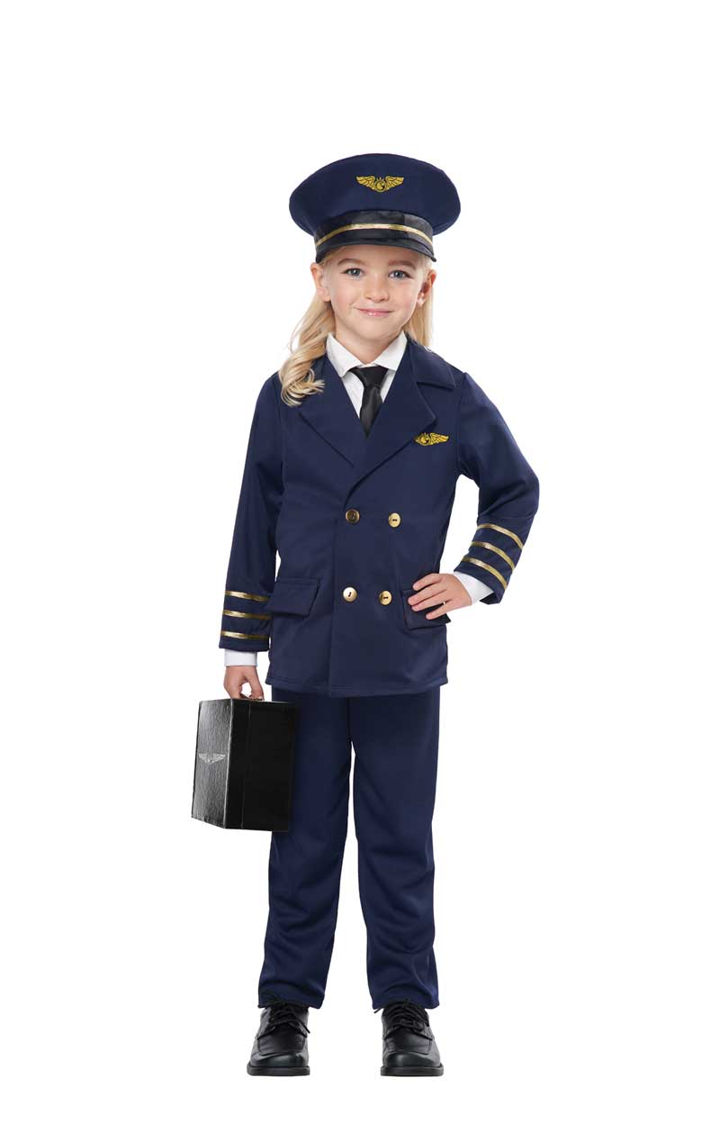 Toddler Unisex Pint-Sized Pilot Costume - Joke.co.uk