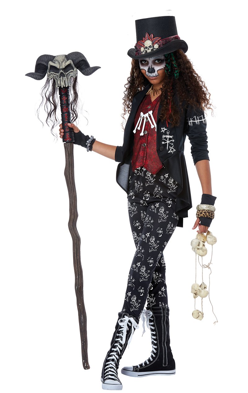 Tween Voodoo Charm Costume - Joke.co.uk