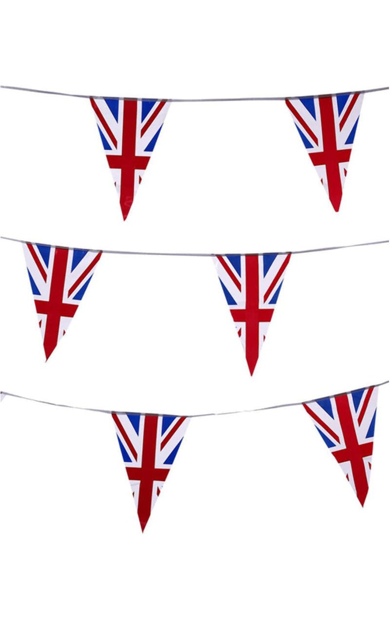 Union Jack Triangle Bunting Decoration - Joke.co.uk