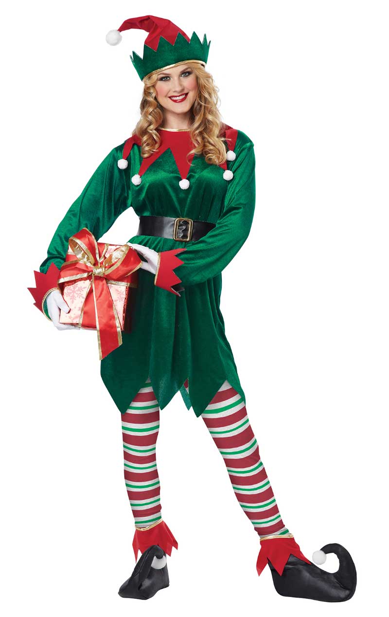 Unisex Jolly Elf Christmas Costume - Joke.co.uk