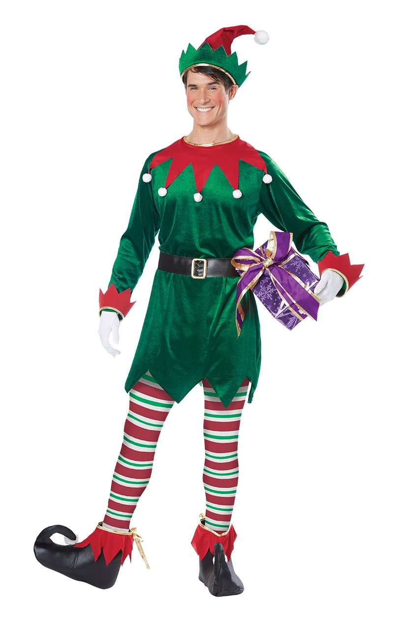Unisex Jolly Elf Christmas Costume - Joke.co.uk