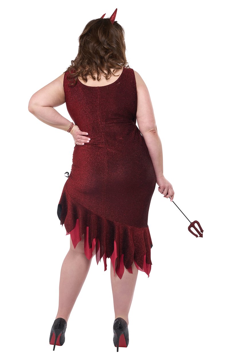 Women Red-Hot & Sizzling Plus Size Costume - Joke.co.uk