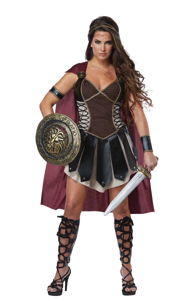 Womens Glorious Gladiator Costume - Joke.co.uk