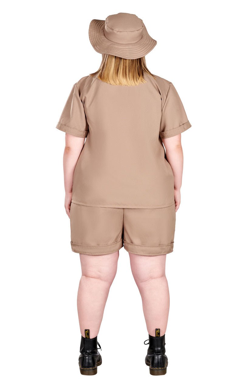 Womens Plus Size Safari Costume - Joke.co.uk