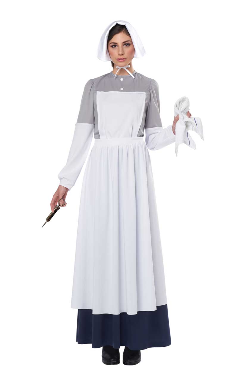 Womens War Nurse Costume - Joke.co.uk